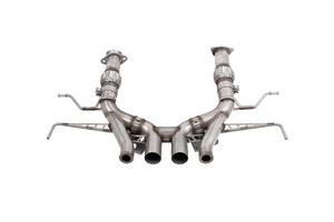 Unleash Exotic Roar | Corsa Performance 3 Inch Stainless Steel Cat-Back Exhaust Kit, Dual Quad Exit, No Muffler Unleash Exotic Roar | Corsa Performance 3 Inch Stainless Steel Cat-Back Exhaust Kit, Dual Quad Exit, No Muffler
