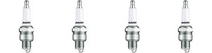 4x Autolite Resistor Copper Spark Plug | OE Replacement | Gas-Tight Seal | Multi-Rib Insulator | 0.472 Inch Reach