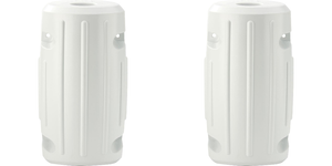 2x Shockproof SoftSide Boat Dock Guard | White Polymeric Construction | 7x15 Inch | Easy Mounting 2x Shockproof SoftSide Boat Dock Guard | White Polymeric Construction | 7x15 Inch | Easy Mounting