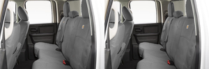 2x Tough Carhartt SeatSaver for 2019 Ford F-150 | Duck Weave, Gravel, Machine Washable 2x Tough Carhartt SeatSaver for 2019 Ford F-150 | Duck Weave, Gravel, Machine Washable