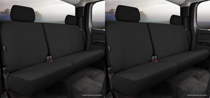 2x Ultimate Protection Black 60/40 Split Seat Cover | Water-Resistant Polyester with Super-Grip Technology, Fit Most Pick-Up Trucks, SUV’s | Commercial Grade Polyester, UV Protection