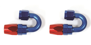 2x SpeedFX -12AN 180 Degree Full Swivel Hose End Fitting | Lightweight Aluminum, AN Adapter Compatible, Leak Proof Seal