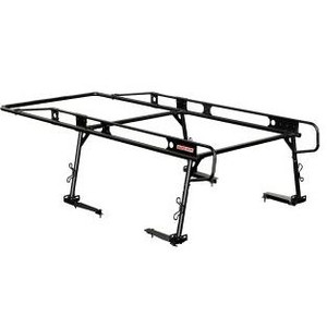 Weather Guard Truck Rack | Adjustable Multi-Fit 1000lb Capacity | No-Drill Installation | Built-In Airfoil | Black Powder Coated