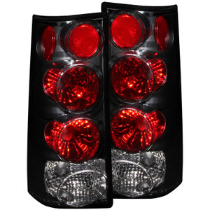 High Quality Clear Lens Black Housing Tail Light Assembly for 1996-2002 GMC Savana | Set of 2 High Quality Clear Lens Black Housing Tail Light Assembly for 1996-2002 GMC Savana | Set of 2
