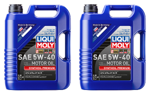 2x Liqui Moly Oil 2041 Synthoil Premium; SAE 5W-40; Synthetic; 5 Liter Jug; Single