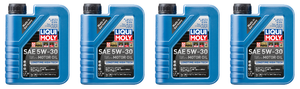 4x Experience Ultimate Engine Protection with Liqui Moly Longtime High Tech Oil | 1 Liter Synthetic | Suitable for Diesel Engines