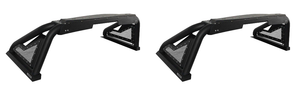 2x Enhance Your Truck with Go Rhino Tubular Truck Bed Bar | Mounts Five Lights | Black Textured Finish