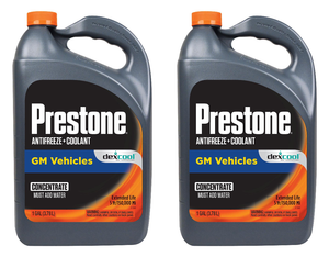 2x Prestone Engine Coolant | DEX-COOL  | Up to 5 Years Protection | Concentrate Formula