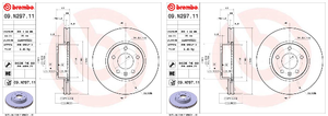 2x Ultimate Performance Brake Rotor | Brembo Vented Design | 2013-2016 Cadillac ATS 2x Ultimate Performance Brake Rotor | Brembo Vented Design | 2013-2016 Cadillac ATS