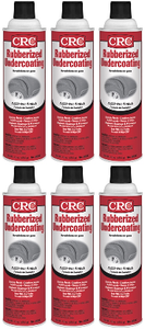 6x CRC Industries Undercoating | Tough Shield Against Moisture & Debris | 16oz Aerosol Can