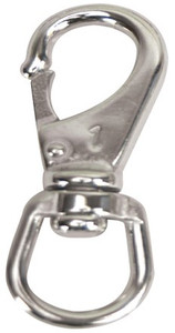 WhiteCap Stainless Steel Boat Eye Snap | Rotating Eye for Marine Series | 3/8 Inch Hook, 5/8 Inch Ring, Premium Quality WhiteCap Stainless Steel Boat Eye Snap | Rotating Eye for Marine Series | 3/8 Inch Hook, 5/8 Inch Ring, Premium Quality