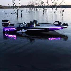 Illuminate Your Boat with T-H Marine Boat Deck Light | Blue LED Bulb | 40 Inch Length | Mounts to Hull | Includes Switch & Connectors