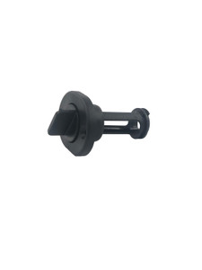 Premium Black Boat Drain Plug | 1 Inch Diameter Threaded Screw-In Plug | Chemically Inert O Ring | High Vibration Resistance