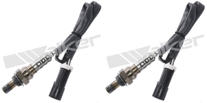 2x Improve Engine Performance | Walker Products Oxygen Sensor, Heated, 4 Wire Connector