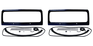 2x Crown Automotive Jeep Wrangler YJ Windshield Frame | OEM Replacement 2x Crown Automotive Jeep Wrangler YJ Windshield Frame | OEM Replacement