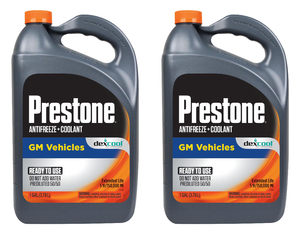 2x Prestone Engine Coolant | Protects for 5 Years, Rust & Corrosion Protection, Ready to Use, 1 Gallon Jug