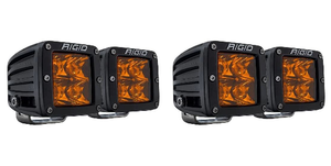 2x Upgrade Your Off-Road Adventure with Rigid D-Series Pro Amber Lens Driving Lights | Set of 2 2x Upgrade Your Off-Road Adventure with Rigid D-Series Pro Amber Lens Driving Lights | Set of 2