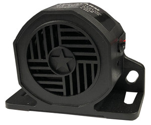 Star Warning 64 Series Backup Alarm | Heavy Duty Polycarbonate Single Tone Alarm, 97dB, Waterproof, Bolt-On Mount