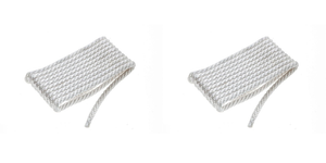 2x Attwood Marine Boat Dock Line | UV Resistant, 15ft x 3/8 in, White Polypropylene Rope 2x Attwood Marine Boat Dock Line | UV Resistant, 15ft x 3/8 in, White Polypropylene Rope