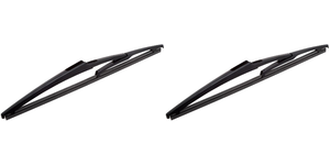 2x Enhance Rear Visibility with ANCO 12 Inch Rear Blade Wiper | Single Blade Universal Fit Black