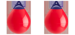 2x Polyform A-4 Mooring Buoy | 20-1/2 Inch Diameter x 27 Inch Length | Red PVC for Boats 50-60ft | High-Visibility Colors 2x Polyform A-4 Mooring Buoy | 20-1/2 Inch Diameter x 27 Inch Length | Red PVC for Boats 50-60ft | High-Visibility Colors