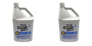 2x Campa-Fresh: Break Down Waste & Odor for 40 Gallon Tanks | Biological Treatment with Ocean Breeze Scent | 64oz Bottle