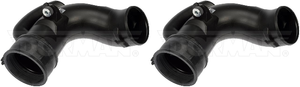 2x Dorman Black Air Intake Hose | Premium OE Replacement 13 Inch Assembly