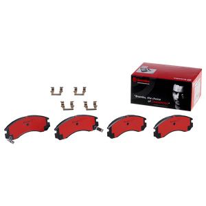 Brembo Ceramic Brake Pads | Set of 4 | Low Dust Formulation | Premium Hardware | North American Market Brembo Ceramic Brake Pads | Set of 4 | Low Dust Formulation | Premium Hardware | North American Market