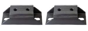2x DEA Auto Trans Mount A2268 OE Replacement; Painted; Steel And Rubber