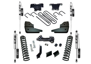 Ultimate Ride Upgrade | Superlift 4 Inch Lift Kit Suspension with FOX 2.0 Series Shocks - Black Components Included