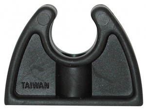 WhiteCap Industries Fishing Rod Holder | Marine Series | Surface Mount | Holds Single Fishing Rod | 3/4 Inch Jaw Style Hold | Black Rubber WhiteCap Industries Fishing Rod Holder | Marine Series | Surface Mount | Holds Single Fishing Rod | 3/4 Inch Jaw Style Hold | Black Rubber