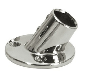 Marine Series Boat Rail Fitting | High-Quality Stainless Steel Construction | 60 Degree Angle | Round Base Marine Series Boat Rail Fitting | High-Quality Stainless Steel Construction | 60 Degree Angle | Round Base