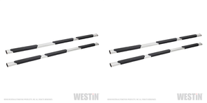 2x Upgrade Your Truck with Westin R5 Modular Nerf Bars | 5 Inch Oval Stainless Steel | With Step Pads & Bed Step 2x Upgrade Your Truck with Westin R5 Modular Nerf Bars | 5 Inch Oval Stainless Steel | With Step Pads & Bed Step