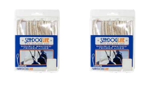 2x Premium Gold/White Boat Fender Line | Double Braided Nylon | 6ft x 1/4 in | Set of 2 | Made in USA 2x Premium Gold/White Boat Fender Line | Double Braided Nylon | 6ft x 1/4 in | Set of 2 | Made in USA