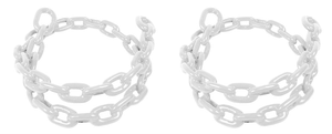 2x Greenfield Boat Anchor Rode Chain | Strong 1370lb Load Limit | Essential for Safe Anchoring