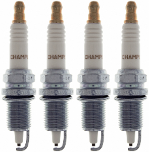 4x Champion Plugs Marine Spark Plug | Copper Plus | Non Resistor | Superior Corrosion Resistance