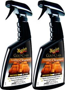 2x Meguiars Gold Class Leather Conditioner | Clean, Condition, Guard against Sun Rays
