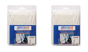 2x Heavy Duty Premium Double Braided Nylon Boat Fender Line | Set of 2 | Made in USA 2x Heavy Duty Premium Double Braided Nylon Boat Fender Line | Set of 2 | Made in USA