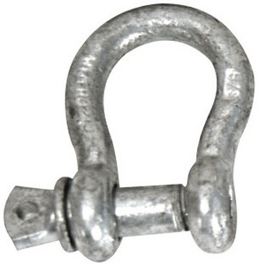 Marine Series Round Pin Boat Anchor Shackle | Galvanized Steel - Safer, More Durable Design Marine Series Round Pin Boat Anchor Shackle | Galvanized Steel - Safer, More Durable Design