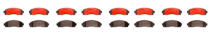4x Ultimate Performance Brake Pads | Brembo Ceramic Set Of 4 for Ford Explorer Sport Trac 01-02 4x Ultimate Performance Brake Pads | Brembo Ceramic Set Of 4 for Ford Explorer Sport Trac 01-02
