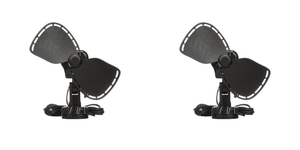 2x Ultimate 7 Inch Black Cabin Fan | Whisper Quiet Shock-Absorbing Blade | 2 Speeds | 24V 2x Ultimate 7 Inch Black Cabin Fan | Whisper Quiet Shock-Absorbing Blade | 2 Speeds | 24V