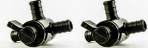 2x Durable 3-Way EcoPoly Shut Off Valve | Easy Install, Reliable Single Fitting | 1/2 Inch PEX x Thread Swivel x 1/2 Inch PEX 2x Durable 3-Way EcoPoly Shut Off Valve | Easy Install, Reliable Single Fitting | 1/2 Inch PEX x Thread Swivel x 1/2 Inch PEX