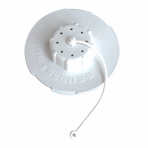 Valterra EZ Hose Carrier Cap | Durable White Plastic | Vented Handle