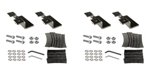 2x Premium Carbon Steel Roof Rack Brackets | Fits Exposed Racks | Made in USA