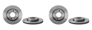 2x Enhance Braking Performance with Brembo Brake Rotor | Fits 2007-2010 Hyundai Elantra 2x Enhance Braking Performance with Brembo Brake Rotor | Fits 2007-2010 Hyundai Elantra