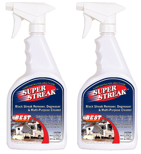 2x Ultimate Black Streak Remover | ProPack 32oz Spray Bottle | Multi-Purpose Degreaser | Biodegradable Formula 2x Ultimate Black Streak Remover | ProPack 32oz Spray Bottle | Multi-Purpose Degreaser | Biodegradable Formula