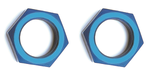 2x Premium -12AN Blue Aluminum Nut | Set of 2 | Lightweight 6061 | Corrosion Resistant | USA-Made