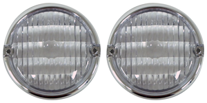 2x High-Quality Clear Lens Turn Signal Light for Various Fitment 1976-1986 Jeep CJ5, CJ7