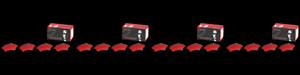 4x 2002-2005 Fits Rover Freelander | Ceramic Brake Pads Set Of 4 | Low Dust | Quiet Braking | Brembo D926-7827 4x 2002-2005 Fits Rover Freelander | Ceramic Brake Pads Set Of 4 | Low Dust | Quiet Braking | Brembo D926-7827