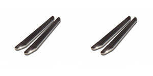 2x Black Horse Offroad Running Board | Premium Black w/Chrome Trim | Rust Resistant | 5" Step Surface | Easy Install